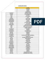 Vocabulario Tècnico