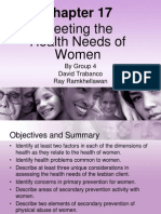 Community Nursing Womens Health Needs
