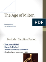 The Age of Milton Presentation