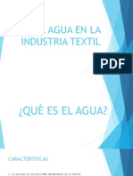 El Agua en La Industria Textil