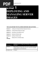 70-411 Administering Windows Server 2012 With Lab Print LM Lab 01 Worksheet