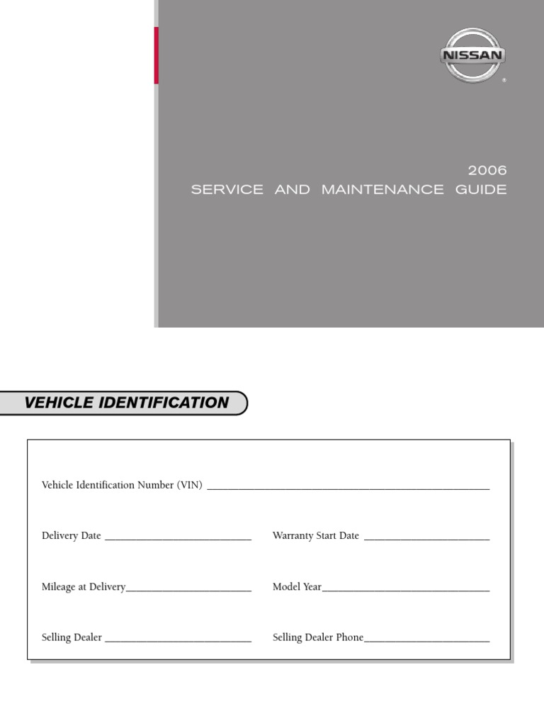 Your Nissan’s Essential Service Schedule in Canada