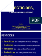 Insecticides,: Plant and Animal Poisoning