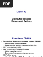 Distributed Database Management Systems