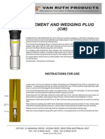 Cementing Wedging Plug