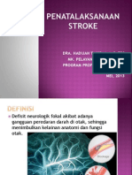 Penatalaksanaan Stroke