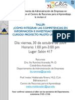 Competencias de Informacion en UPRB