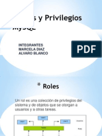 Roles y Privilegios MySQL