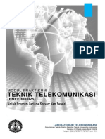 Download Modul Praktikum Teknik Telekomunikasi S1 Reguler Paralel Semester Genap 2013 2014 by RahayuKristiyanti SN217776258 doc pdf