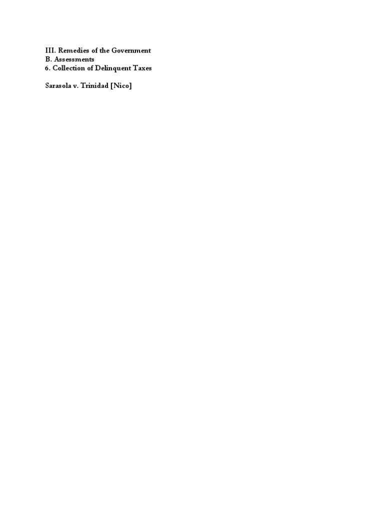 TAX 2 Digest 2nd Half | PDF | Prosecutor | Taxes