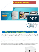 Marine Boat Refrigeration System