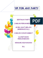 One Stop For Any Party