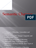 Semantic Changes