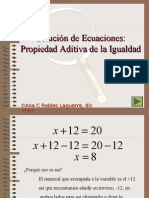 Solución de Ecuaciones lineales de 1 paso