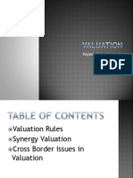 Presentation On Valuation PGP16