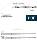 Daftar Schedule Petugas Security