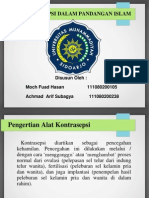 Alat Kontrasepsi Dalam Pandangan Islam: Disusun Oleh: Moch Fuad Hasan 111080200105 Achmad Arif Subagya 111080200238