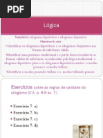 Silogismo hipotético e silogismo disjuntivo