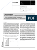 Investigating The Energy Spectrum of Xray Tube