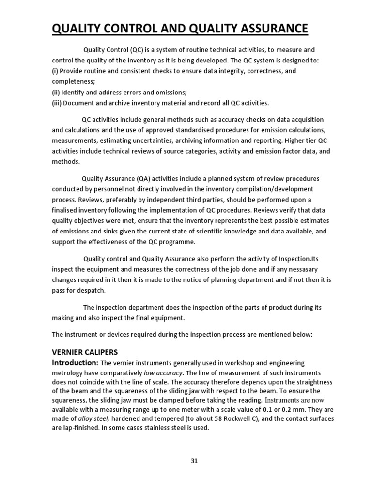 Quality Control & Assurance Tools | PDF | Technology & Engineering