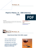 Paul D. Petrus, Jr. - DWI Attorney NYC