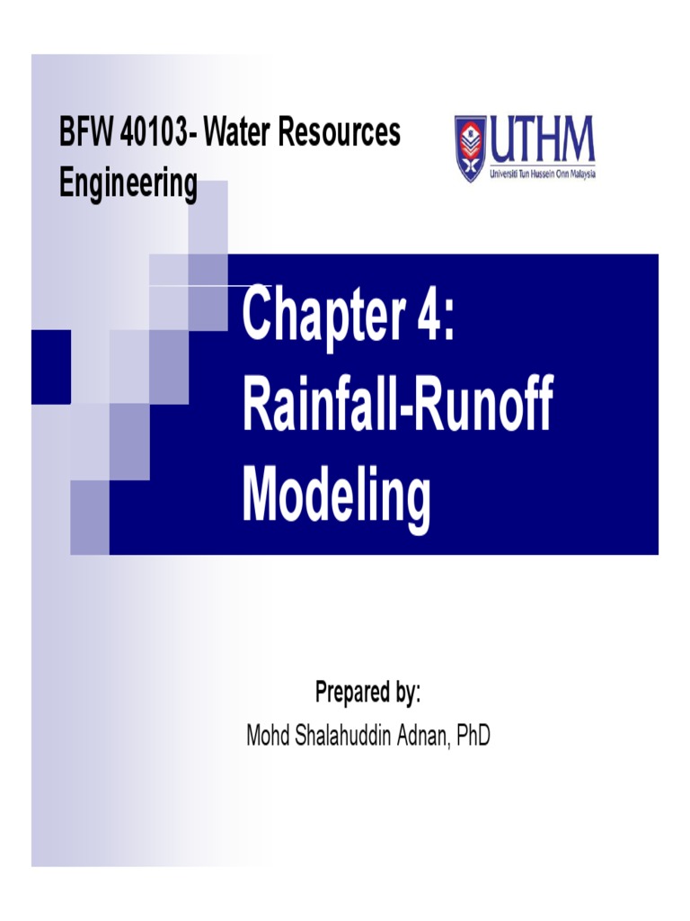 Rainfall-Runoff Modeling Techniques | PDF | Drainage Basin | Surface Runoff