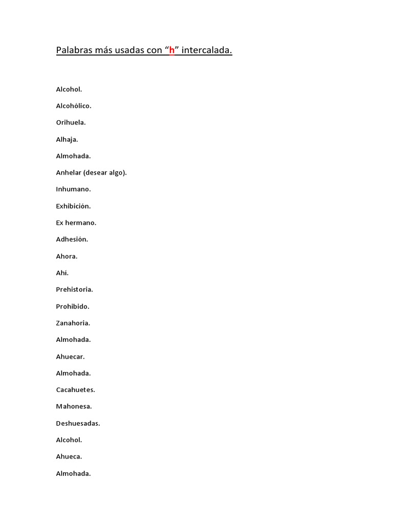 1000 Palabras Mas Usadas En Italiano