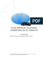 Plan Espacial Nacional_actualizacion 2008-2015