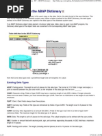 Data Types in The ABAP Dictionary (SAP Library - BC - ABAP Dictionary)