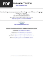 Constructing a Language Assessment Knowledge Base