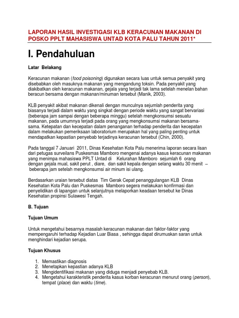 Contoh Laporan Hasil Investigasi