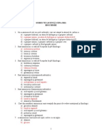 Subiecte Licenta Biochimie Cepa 2011