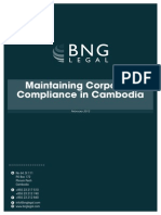 Cambodian Corporate Compliance