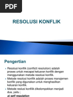 Resolusi Konflik