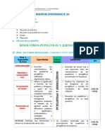 Sesión de Aprendizaje #10