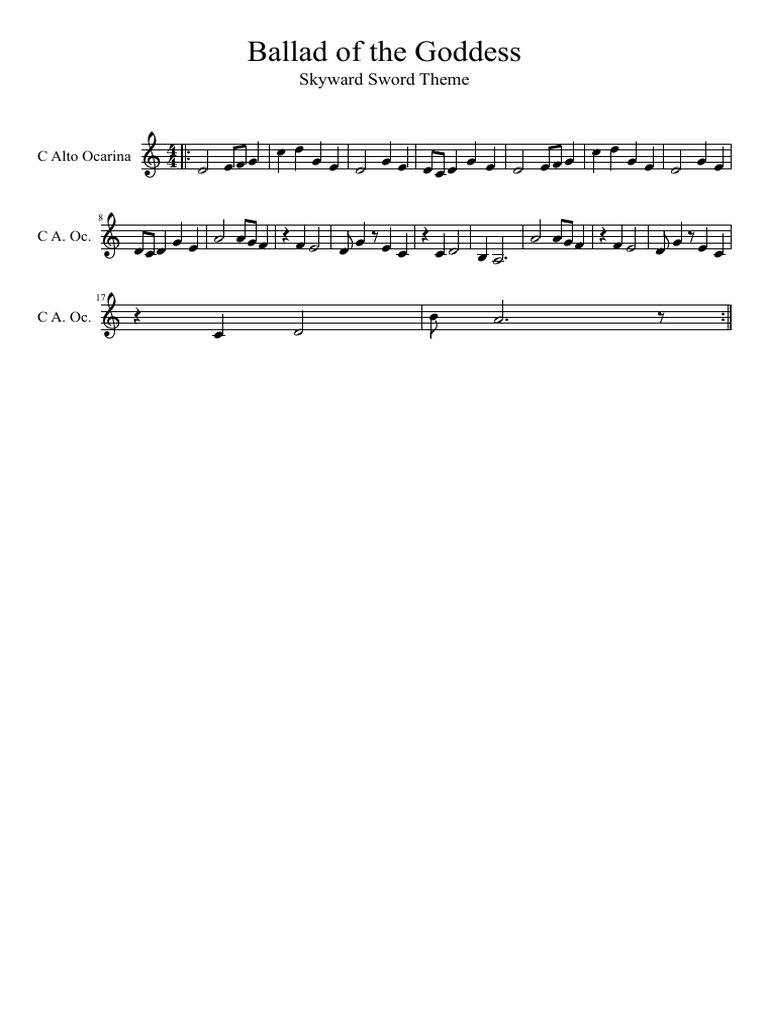 Ballad of The Goddess PDF