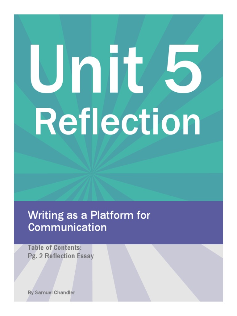 Reflection on Writing as Communication | PDF | Language Arts & Discipline