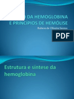 Função Da Hemoglobina e Princípios de Hemólise