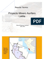 Proyecto Minero Laitita.