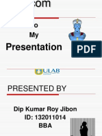 To My: Presentation