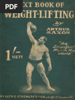 Arthur Saxon - Textbook of Weightlifting