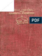 Muscle Control and Barbell Exercise