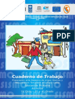 Cuaderno de Trabajo Sismos IV Ciclo