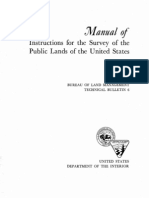 Manual of Instructions For The Surve of The Public Lands of The United States - 1973 - BLM