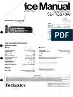 Technics SL-PG570A CD Player