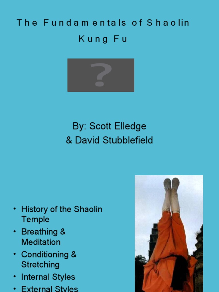 The Fundamentals of Shaolin Kung Fu | PDF
