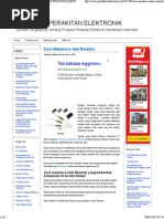 Download Cara Membaca Nilai Kode Resistor Produksi Perakitan Elektronik by marlboro999 SN217872664 doc pdf