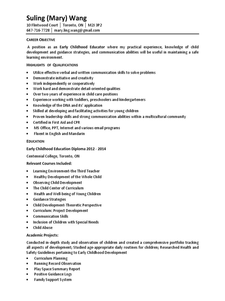 ece-resume-early-childhood-education-child-development