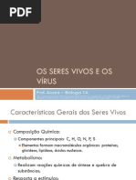 OS SERES VIVOS.VÍRUS