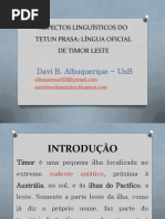 Seminário de Pesquisa - Tetun Prasa revisado